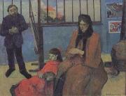 Paul Gauguin The Sudio of Schuffenecker or The Schuffenecker Family (mk07) oil painting artist